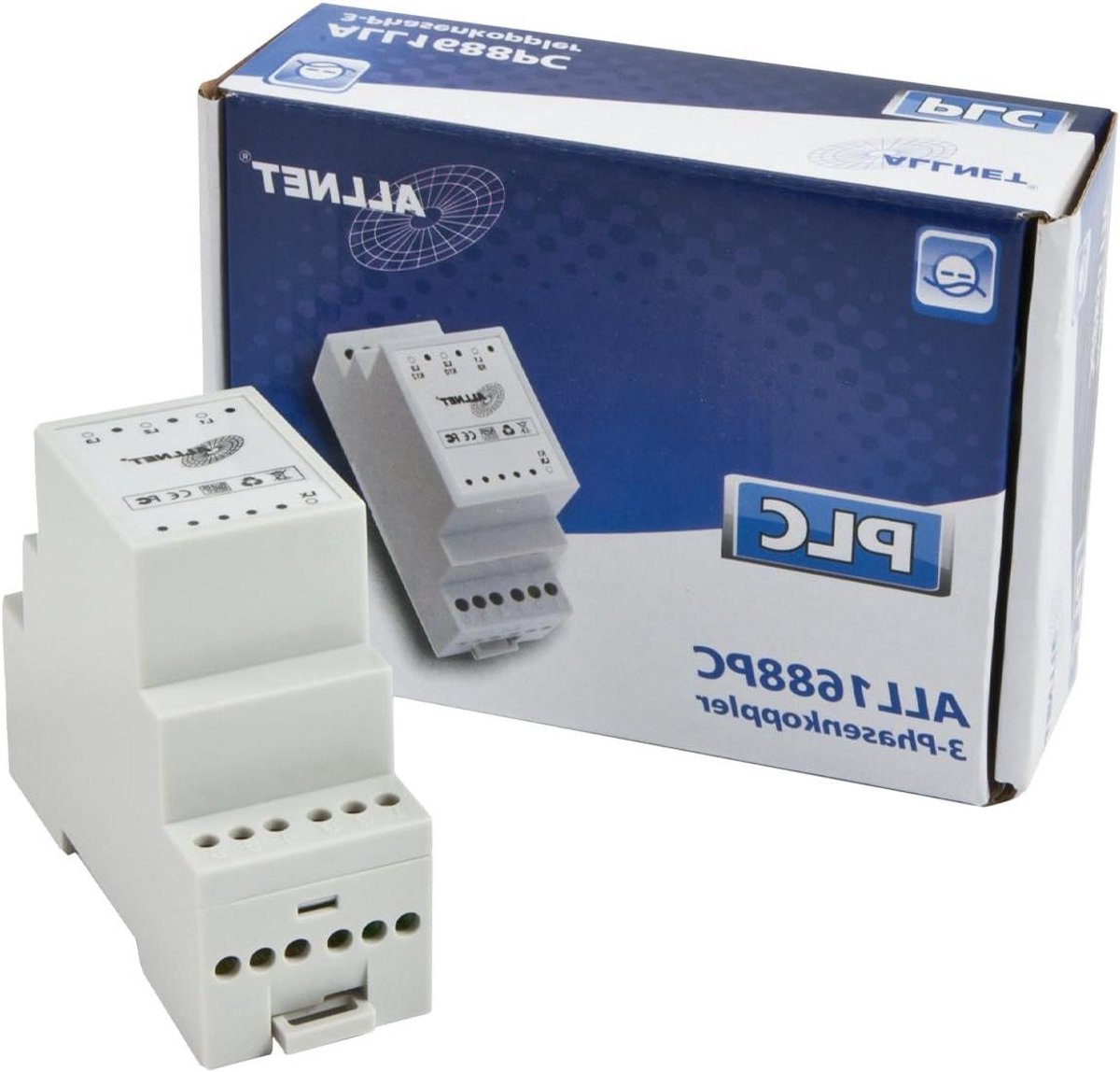 Powerline Fasekoppeling - Netwerk Adapter - Netwerk Uitbreiding - 400V Bereik - 1 stuk - Wit