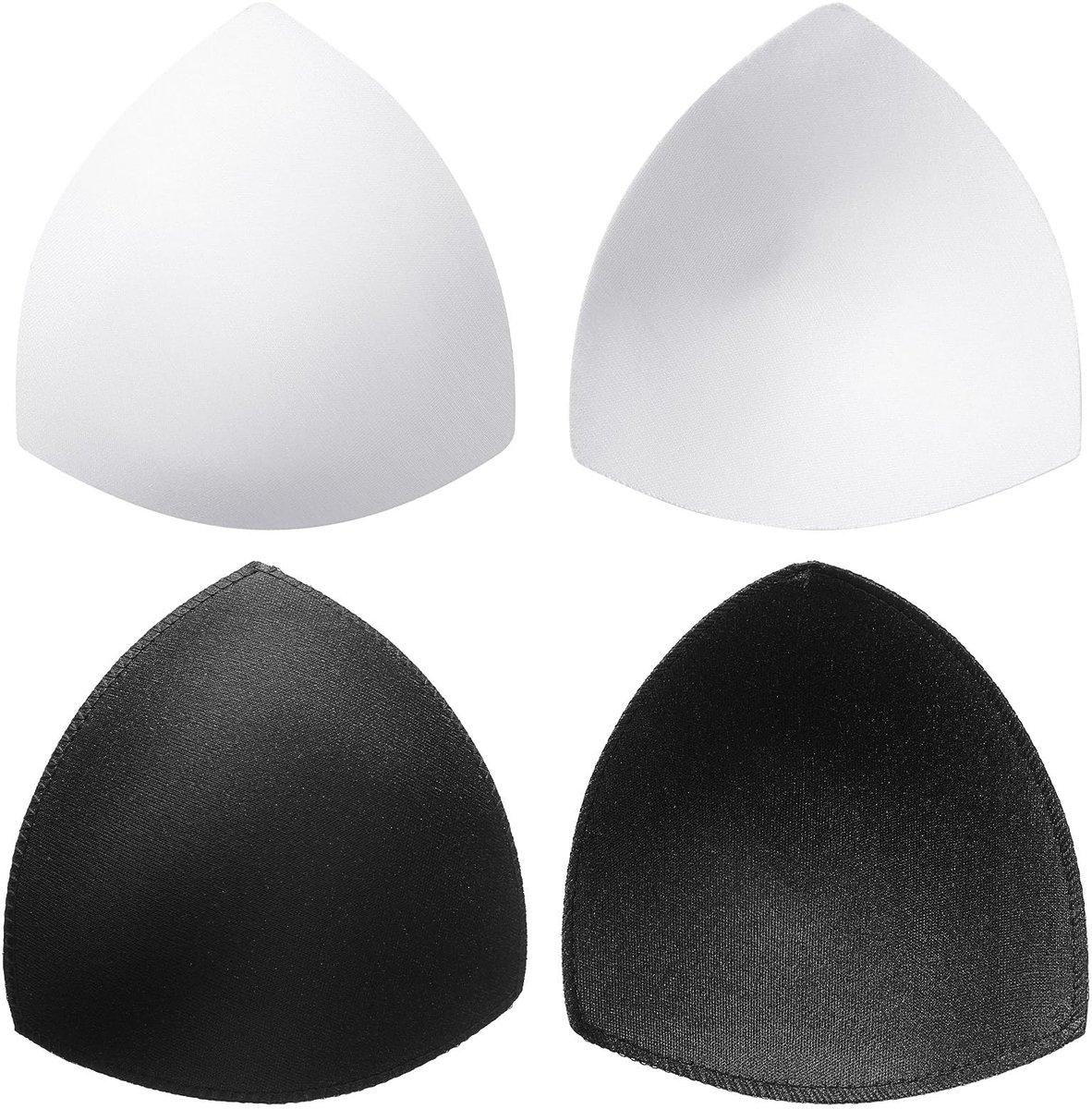 Dailygoods - 2 Pairs Verwijderbare BH Pads - Comfortabele Driehoek Vorm BH Padding Inserts