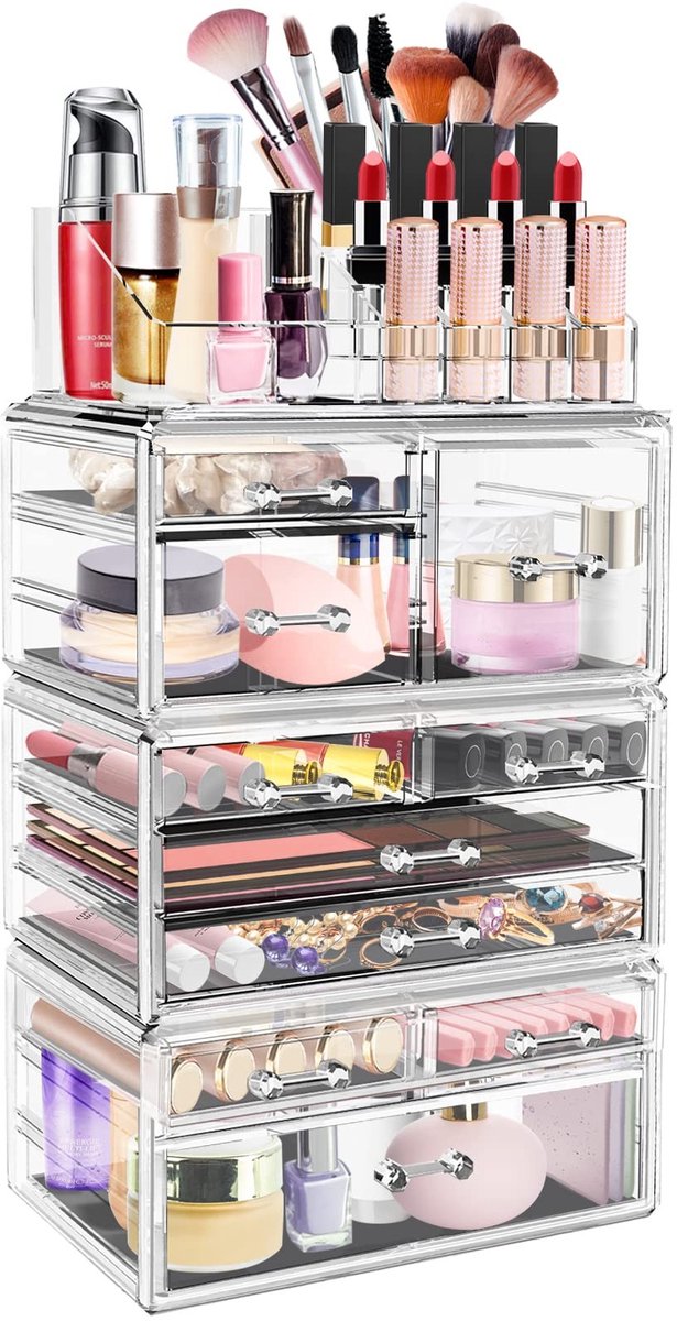 Dailygoods - Make-up Organizer van Acryl - Cosmetische Opbergdoos met Laden