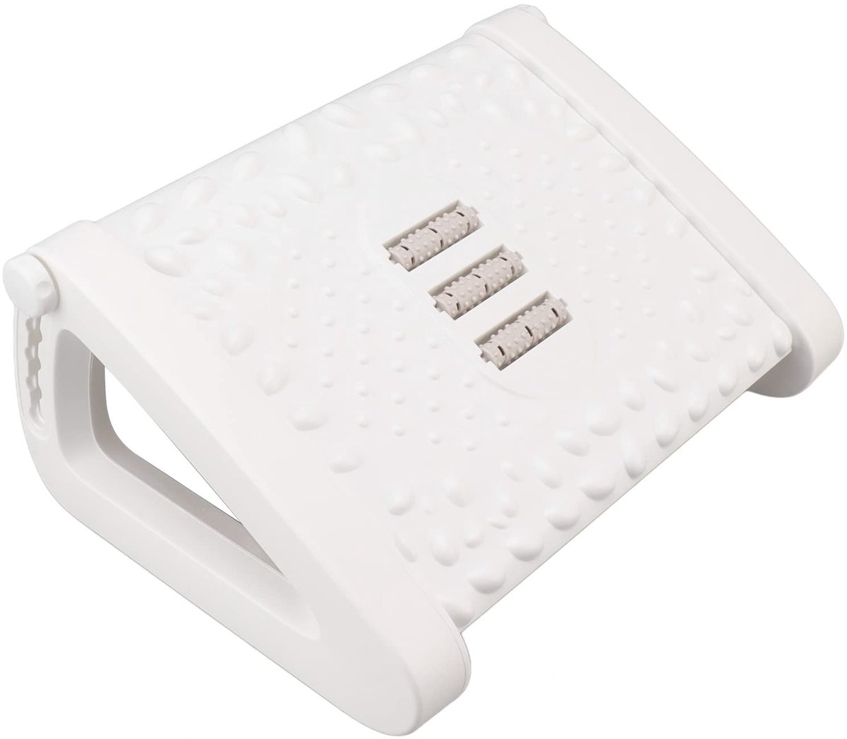 Dailygoods - Ergonomische Voetsteun onder Bureau - Verstelbare Voetkruk met Massagerollen