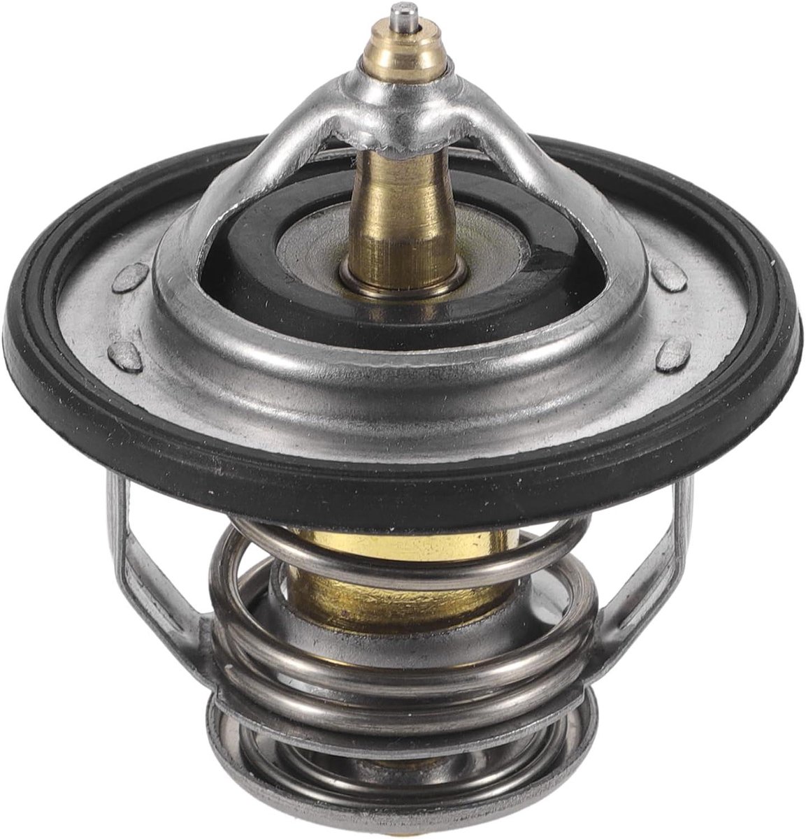 Autothermostaat - Motor Thermostaat - Motorkoeling Regelen - Hittebestendig Metaal - 1 Stuk - Zilver