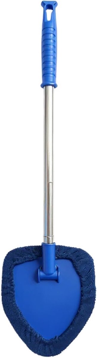 Ruitenreiniger Auto - Glasreiniger Voertuig - Interieur Reinigen - Verstelbaar Telescopisch - 47.4 cm Uitgeschoven - Blauw