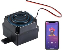 Bass Shaker - Subwoofer Transducer - Muziekbeleving Verdiepen - Anti-Vibratie Ontwerp - 8.2 x 5 x 4 cm - Zwart