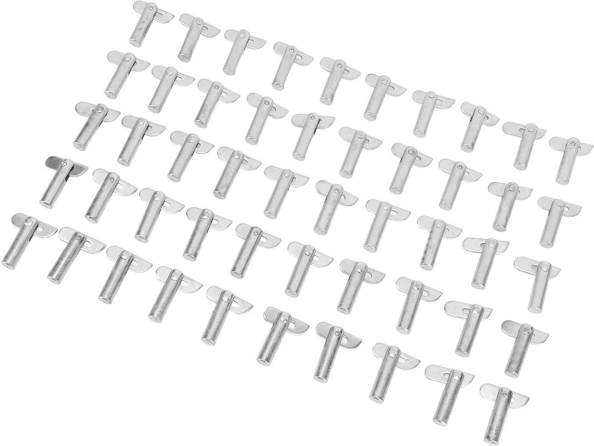 Steiger Drijfstangpennen - Verbindingsstangen Steiger - Steiger Monteren - Gegalvaniseerde Oppervlakte - 12x45 mm - Zilver