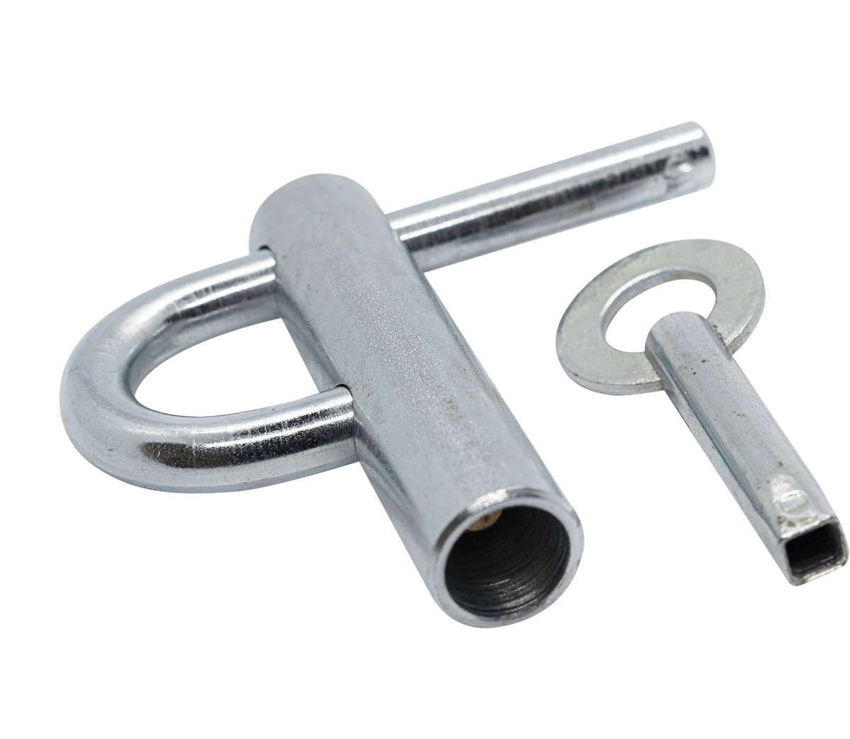 Merkloze kwartronde sluiting met sleutel, 5 mm