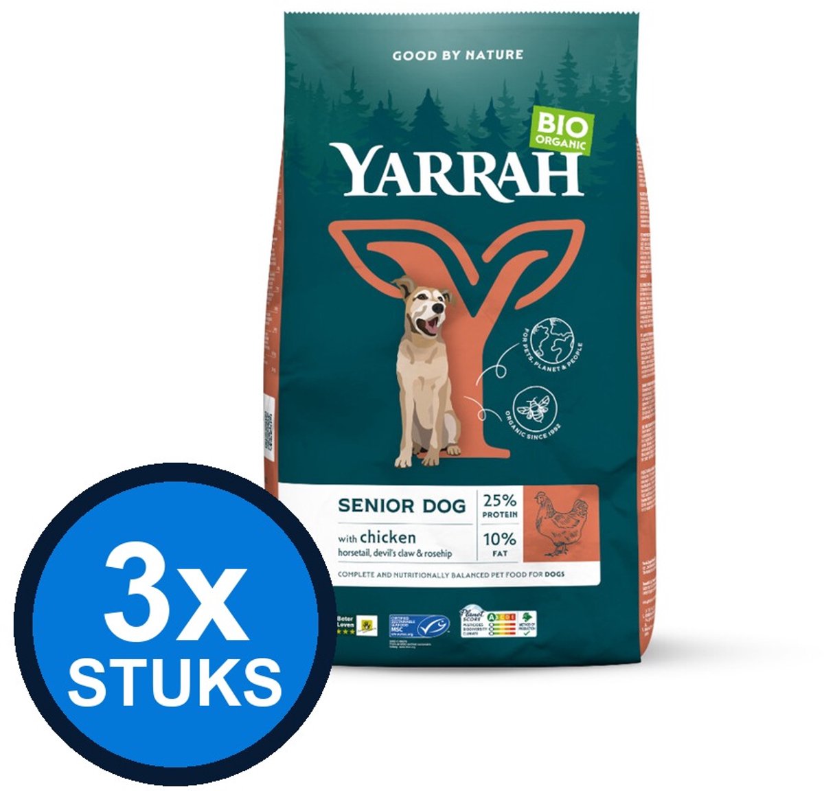 Yarrah Yarrah dog bio dry senior chicken 2kg