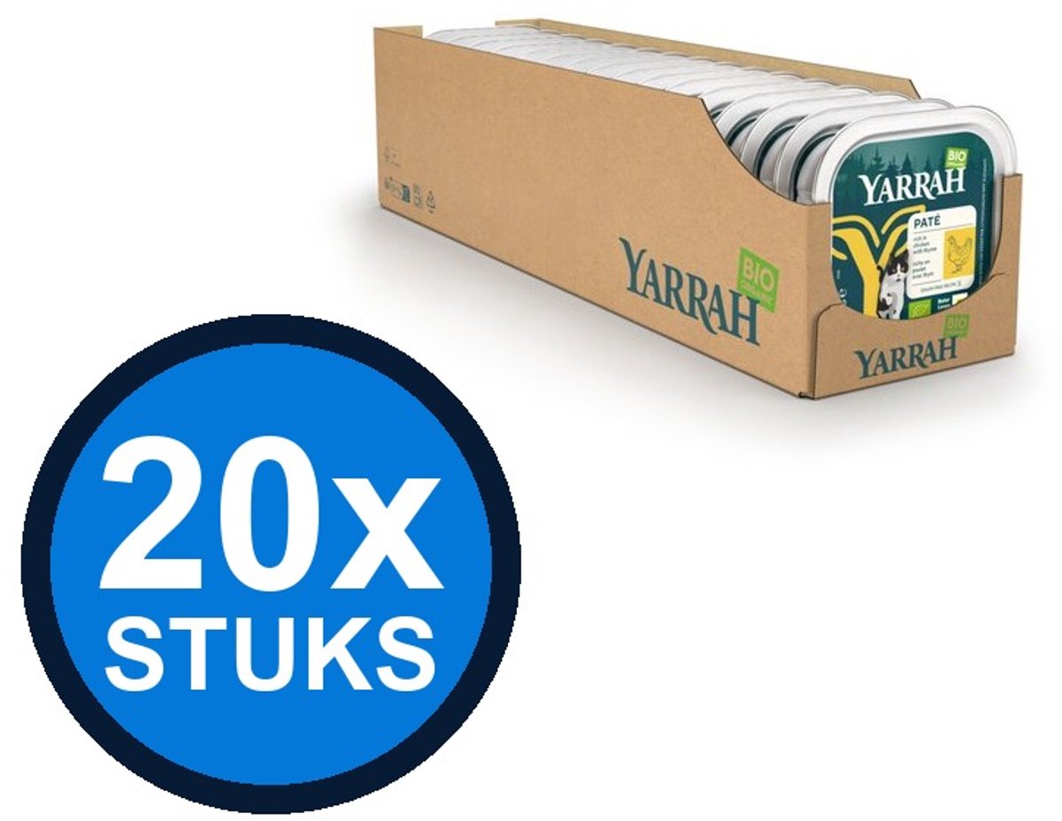 Yarrah Yarrah cat bio alu grainfree paté rund&chichorei 100gr
