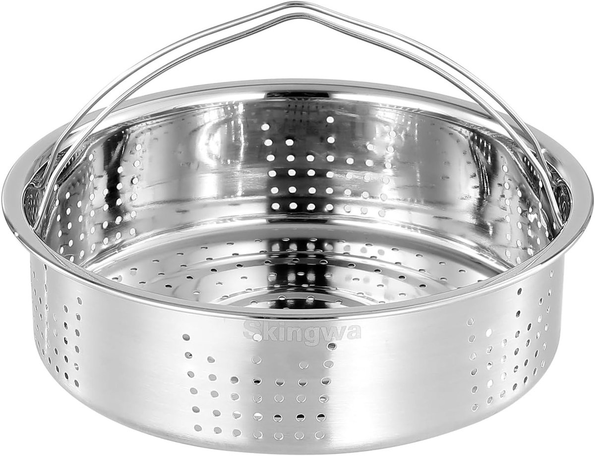 Stoommand - Food-grade Roestvrij Staal - Small Hole - Inzet voor 6,8 Liter Potten