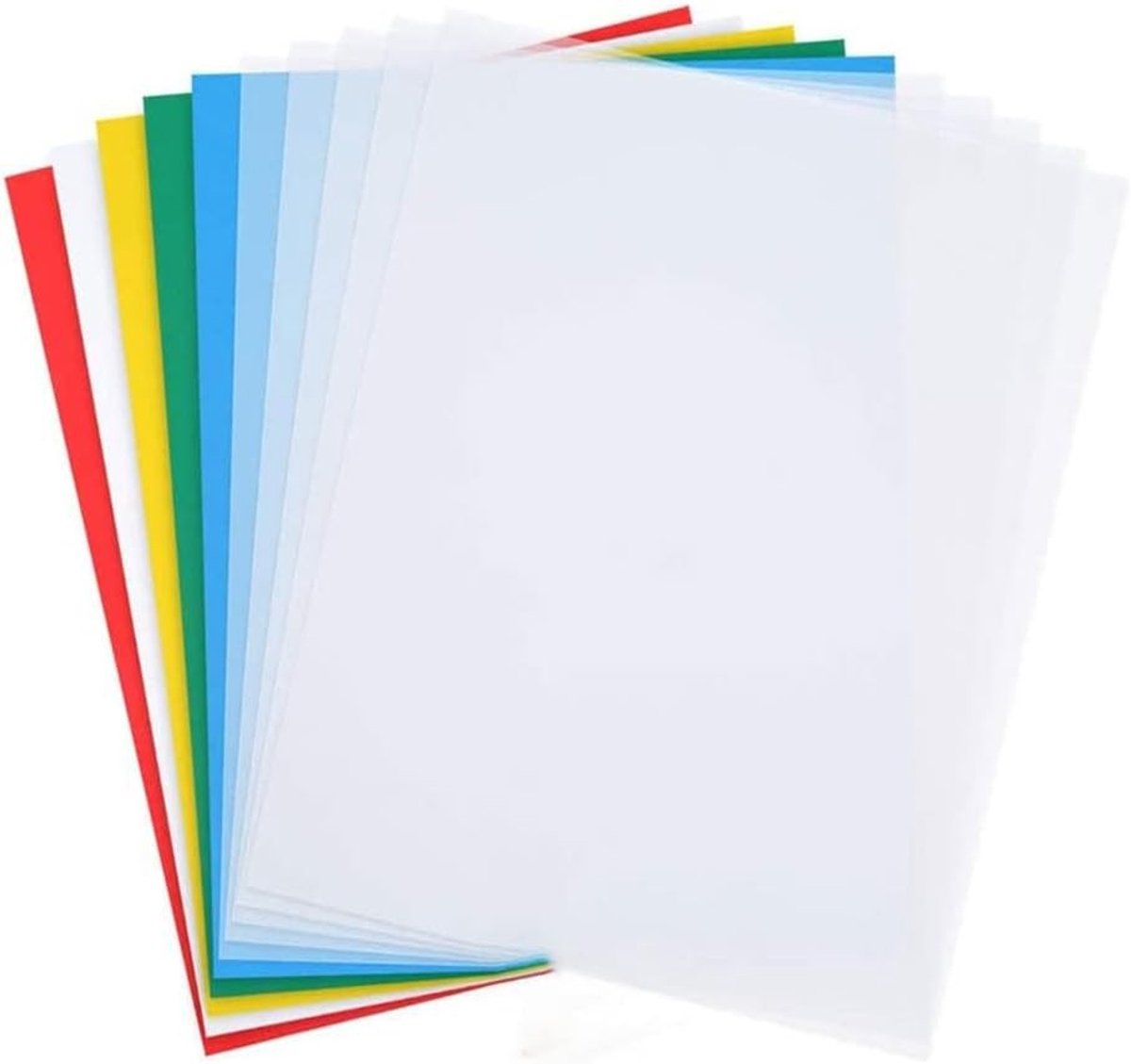 Transferpapier voor stof, canvas en borduren - 10 vellen, 23x14cm, oplosbaar in water, blauw