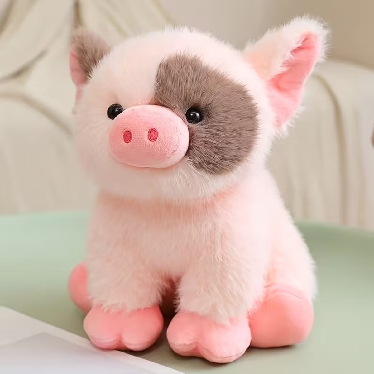 casalora – Roze Varkentje Pluche knuffel – 20 cm – Zacht en Huidvriendelijk – Volledig Gevuld – Schattig Ontwerp – Perfect Cadeau voor Kinderen en Volwassenen – Geweldig voor Kerst, Halloween en de feestdagen