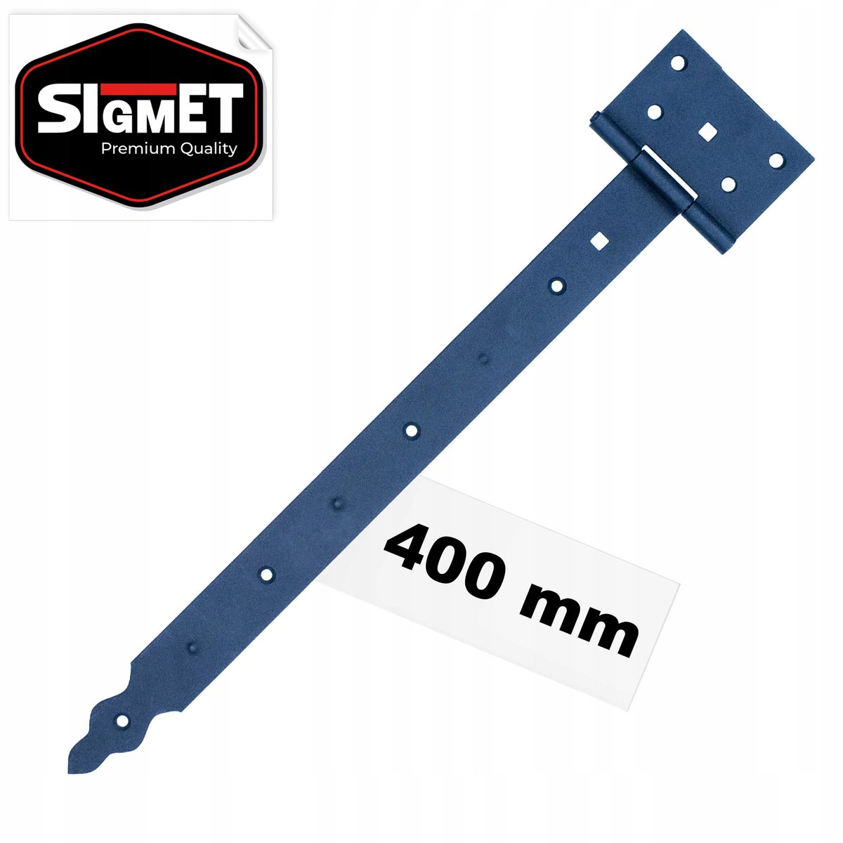 Altan scharnier 400 mm zwart voor poorten en deuren