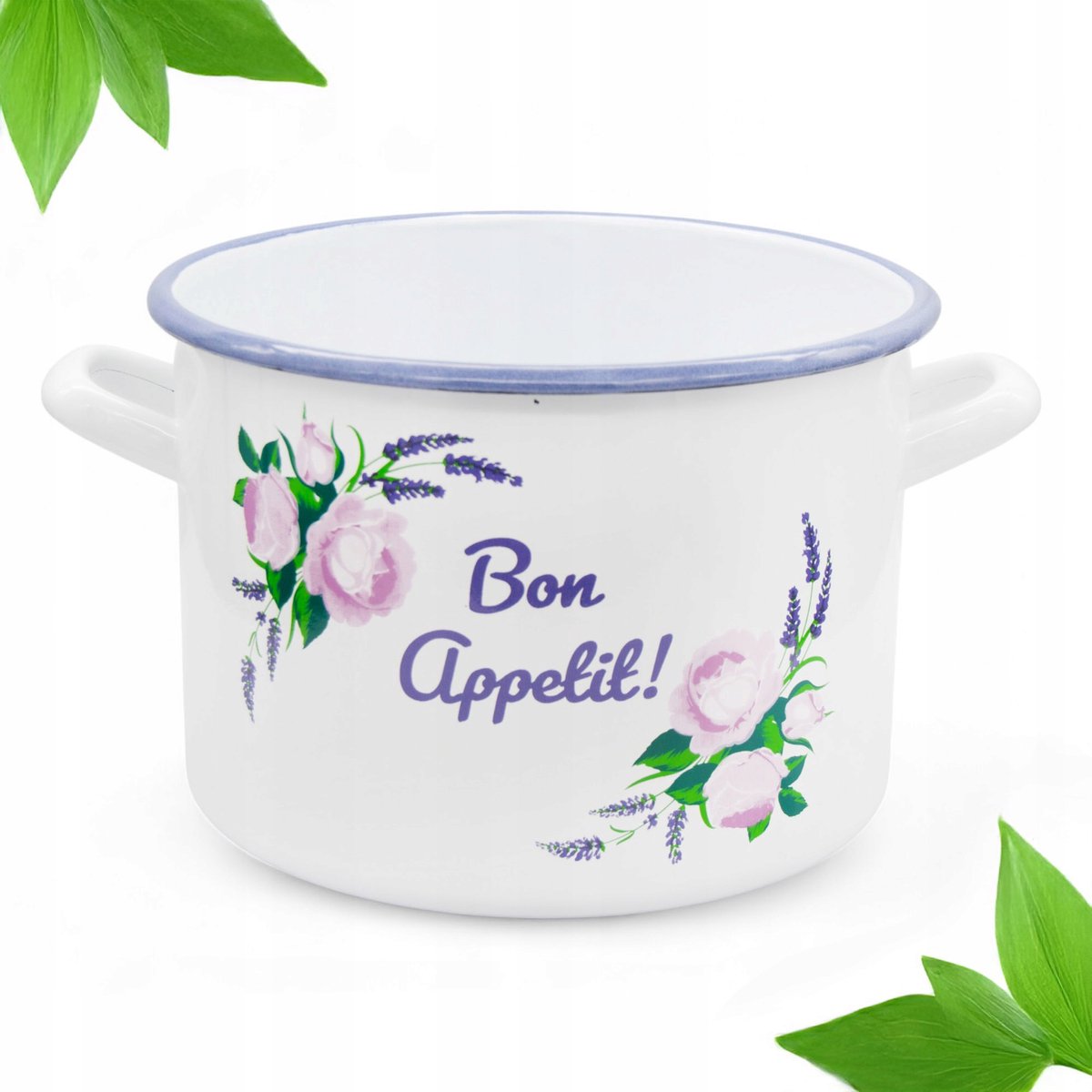 Traditionele Emaille Pan 22cm - Bon Appetit - 6,1L