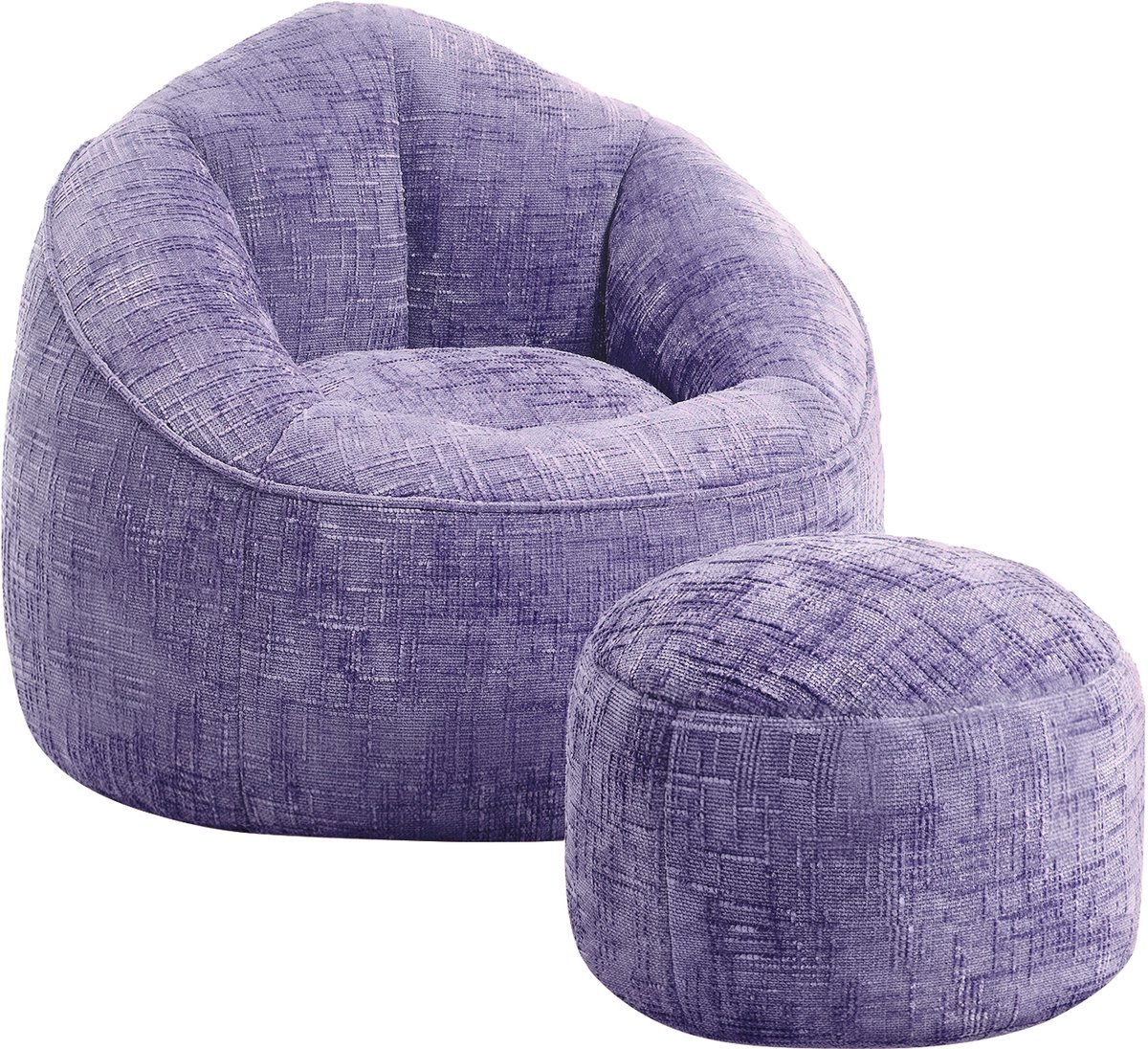 Lexzurn zitzak - Grote zitzak voor 2 personen - comfortabele lounge zitzak voor woonkamer - slaapkamer en gamingruimte - Roze
