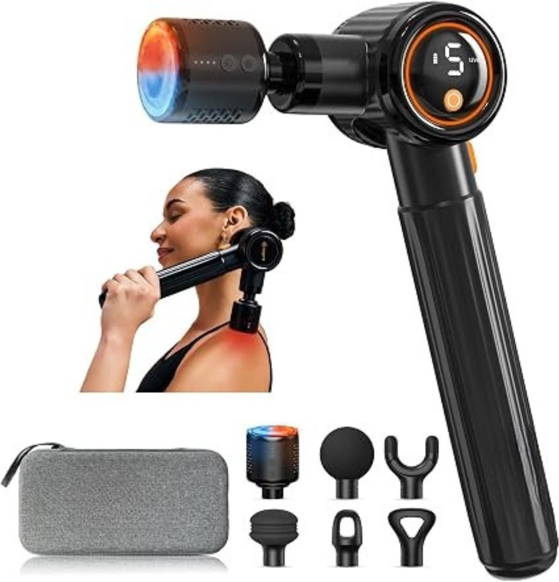 Thuys Massage Gun met Warmte & Koeling productafbeelding