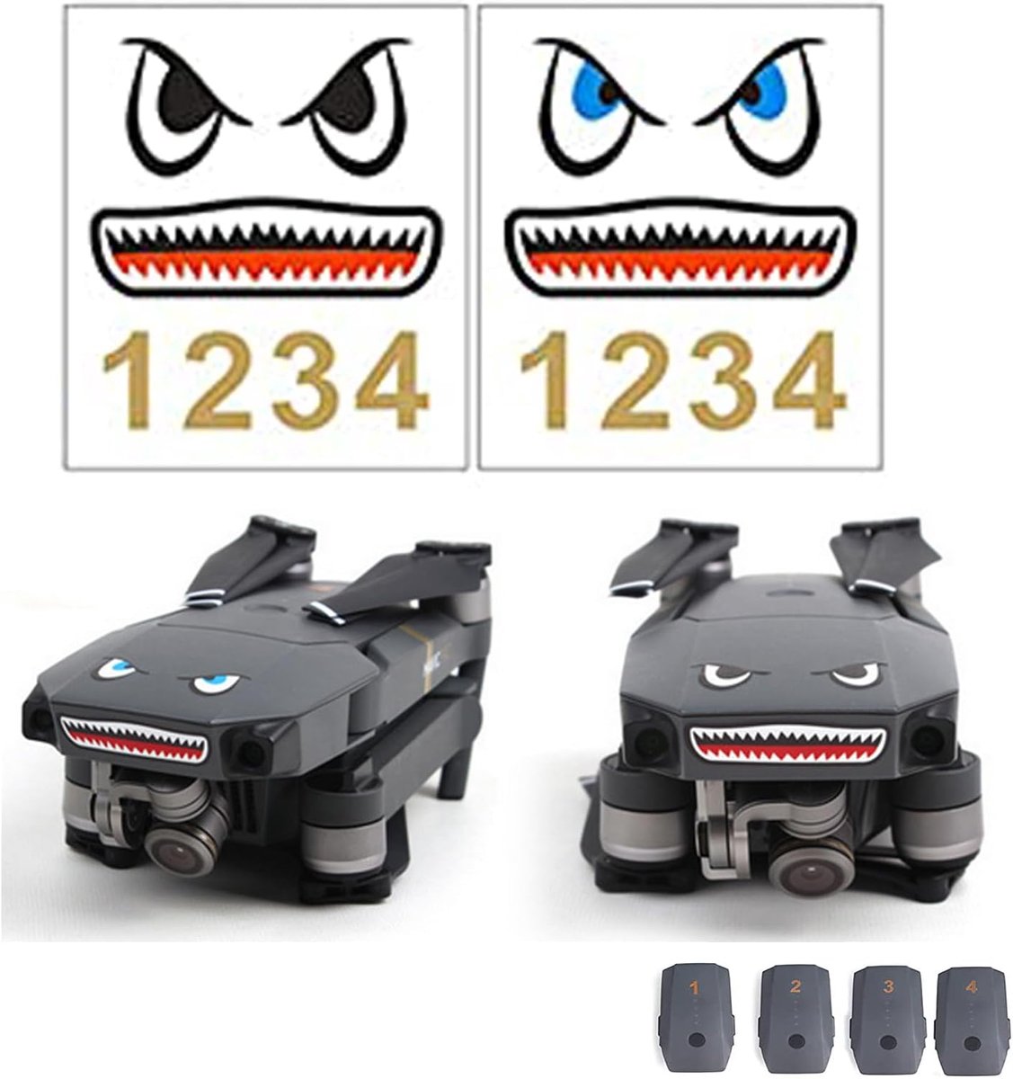 3M Universele Drone-sticker voor DJI Flip/NEO/Air 3S/Mini 4K/3 Pro Drone Accessoires