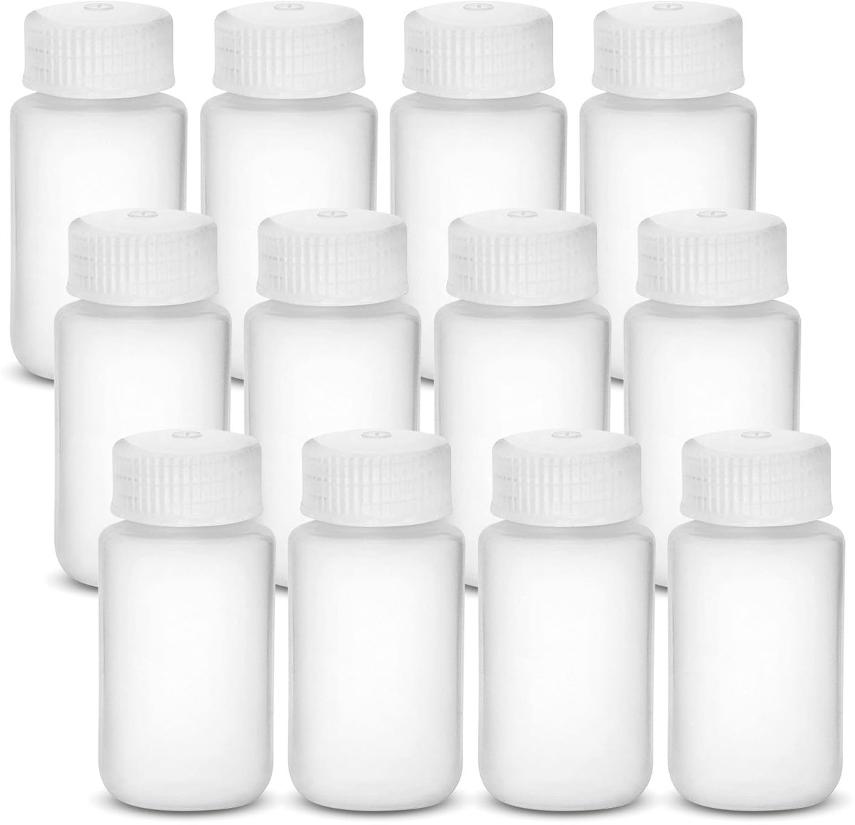 Scientific 33306 Polypropyleen Brede Mond Reagent Flessen, 60ml Capaciteit (Pack van 12)