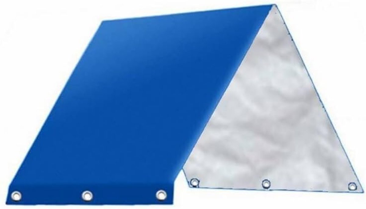 Schommelglijbaan schaduw speeltuinluifel vervangende tarp dak kinderglijbanen (blauw)