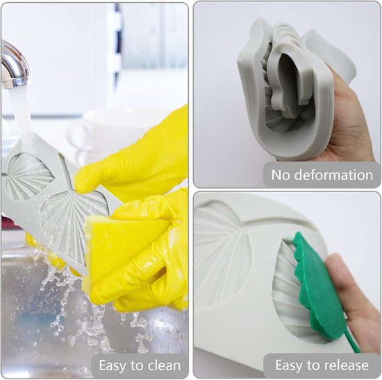 2 stuks 3D-siliconen vormen, bladeren, fondant, zelf gemaakt monstera-blad, gebruikt voor doe-het-zelf handwerk, brood, chocolade, suiker, flippping, gelei, zeep, taartdecoratie (grijs) — afbeelding 5