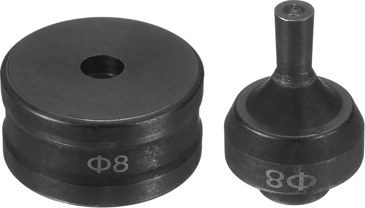 Hydraulische pons Φ8mm rond gat 40Cr staal elektrische pons voor CH75 elektrische ponsmachine zwart