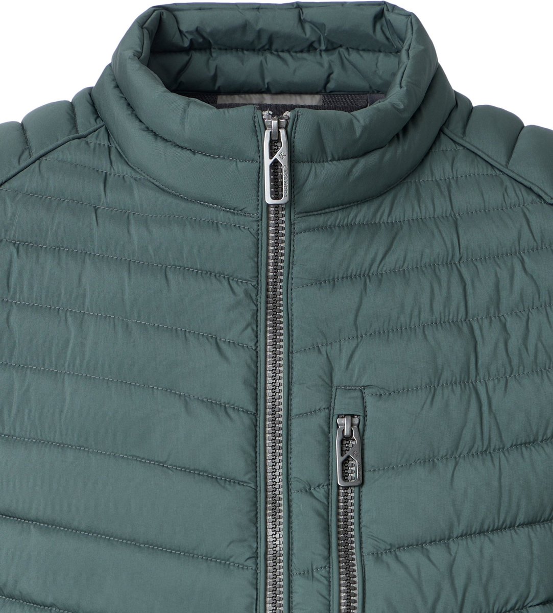 CASA MODA comfort fit bodywarmer - groen