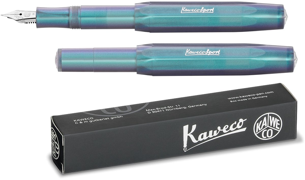 Kaweco - LUNAR SPORT - VULPEN - Fountain Pen - Shadow Blue - (BREED) B
