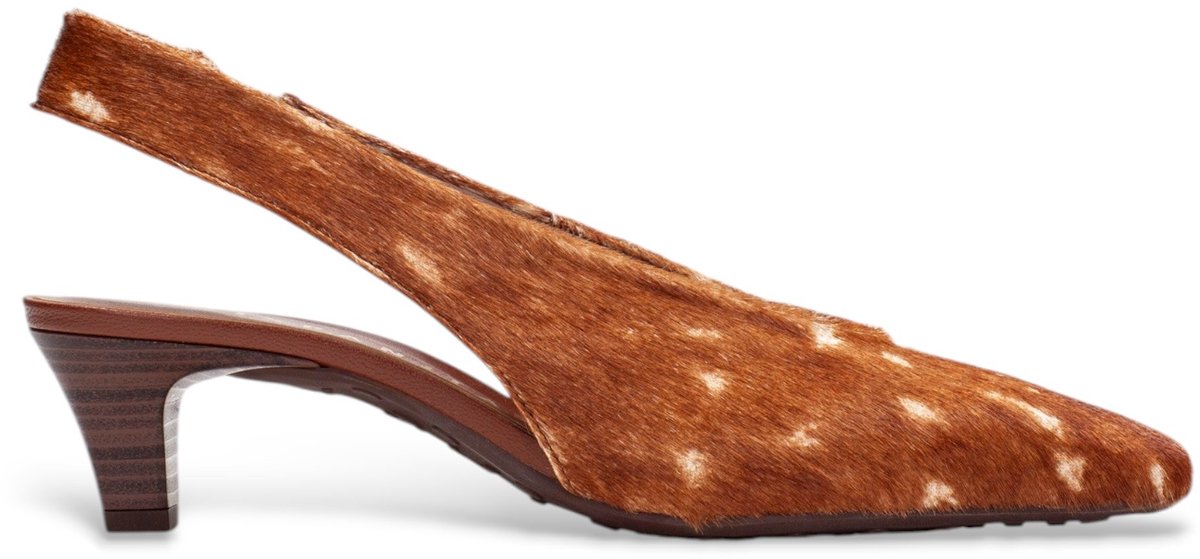 Hispanitas Bruine leren schoenen Wenen