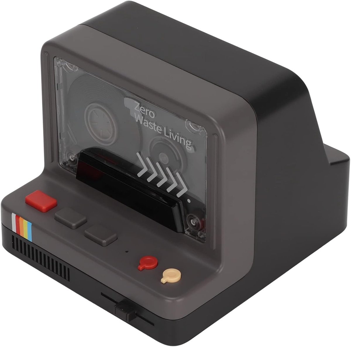 Vintage Bluetooth Cassette Speler met Aromatherapie en Sfeerverlichting, 1200 mAh Lithium Accu, Retro Geluidservaring en Nachtlampje