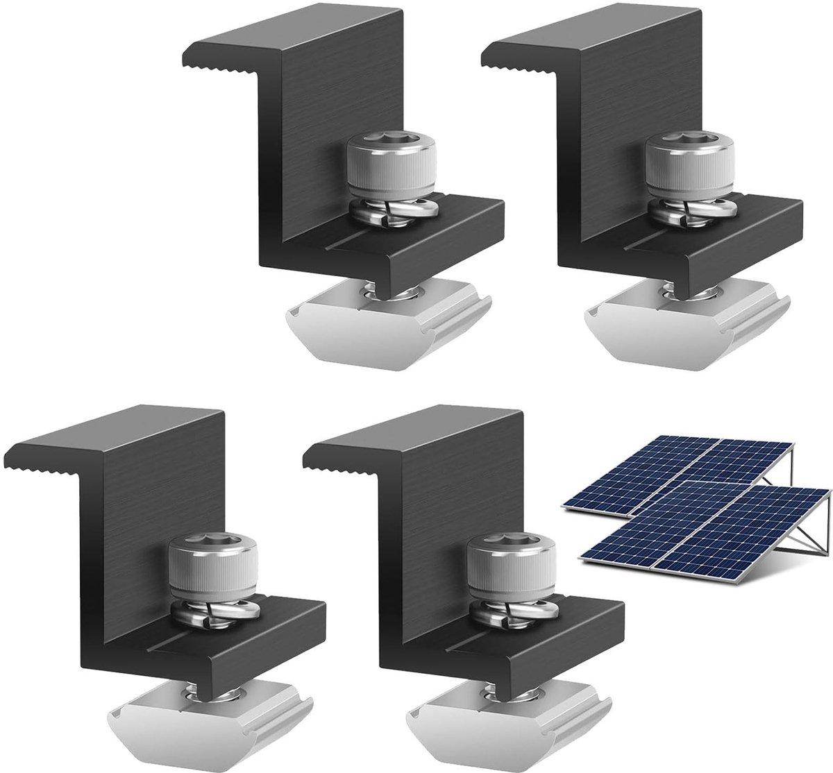 SolidKeus - Set van 4 Solar Panel Montagesystemen