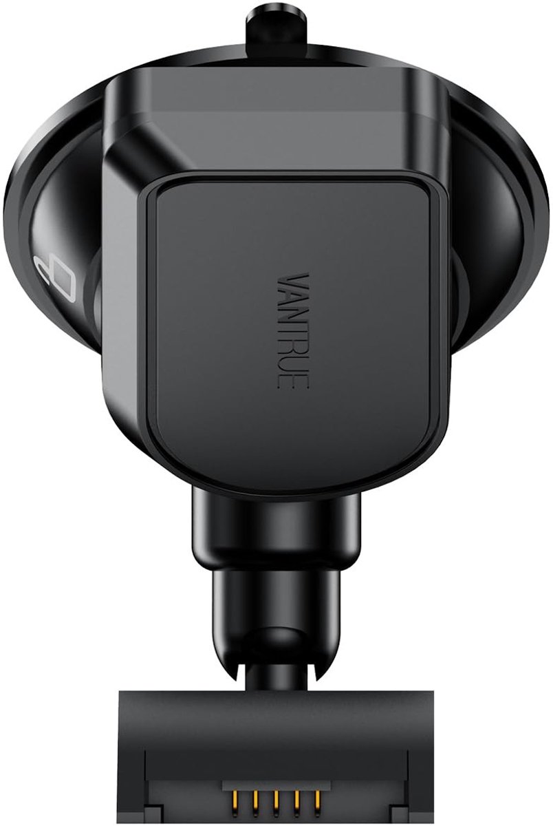 SolidKeus - Suction Cup Houder voor Dashcam met USB-C en GPS