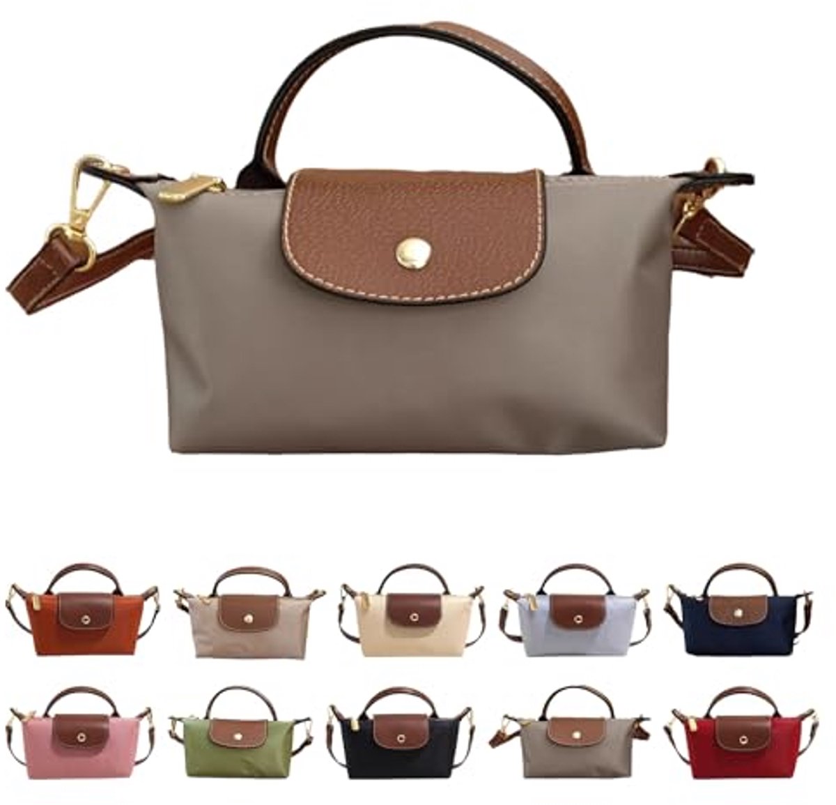 Casalora Mini Crossbody Tas voor Vrouwen - Kleine Schoudertas met Verstelbare Band - Ruim Design met Ritszakken voor Telefoon en Sleutels - Lichtgewicht en Duurzaam PU Leer - Modieuze Kleuren voor Dagelijks Gebruik en Reizen