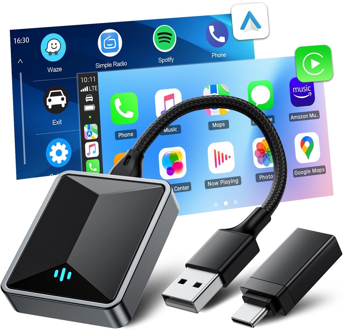 SolidKeus - Draadloze CarPlay Adapter voor Auto's