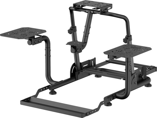 VDD Gaming - Flight simulator cockpit - Flight simulator stand - Zwart van VDD Gaming — afbeelding 2