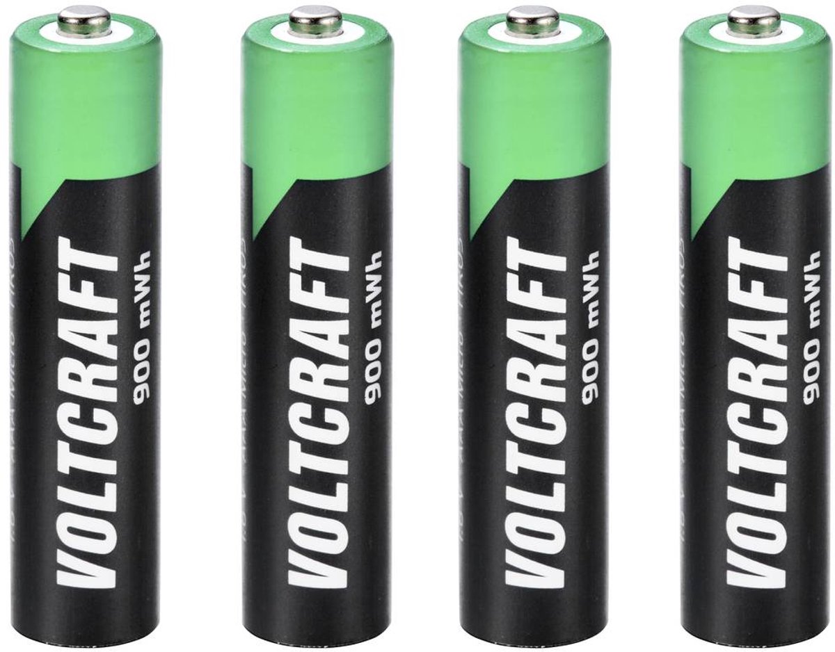 VOLTCRAFT HR03 Oplaadbare AAA batterij (potlood) NiZn 900 mWh/550 mAh 1.6 V 4 stuk(s)