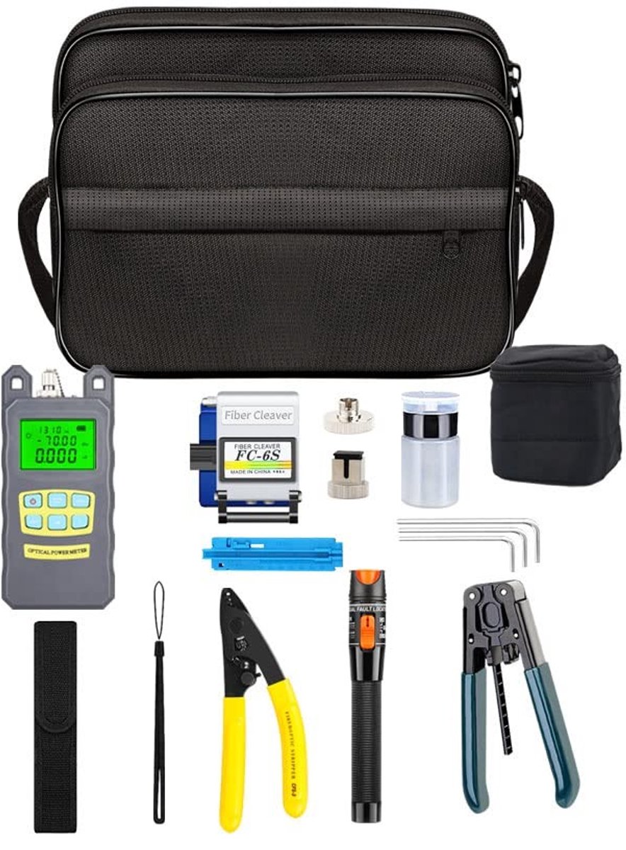 SolidKeus - FTTH Toolkit met Fiber Cleaver en Optische Vermogenmeter