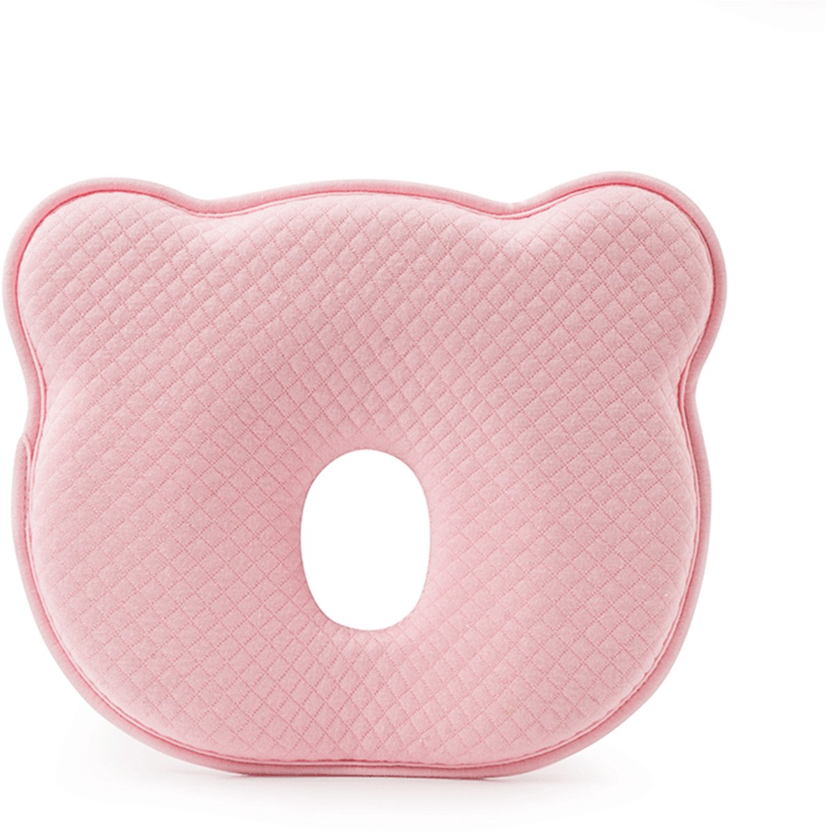 Baby kussen - Baby Ergonomisch Hoofdkussen，Traagschuim-Baby Hoofdkussen - Ademend En Wasbaar - Voor Wieg, Kinderwagen & Autostoel - Pasgeboren Kussen met Plat Hoofd (0-12 Maanden) Baby kussens