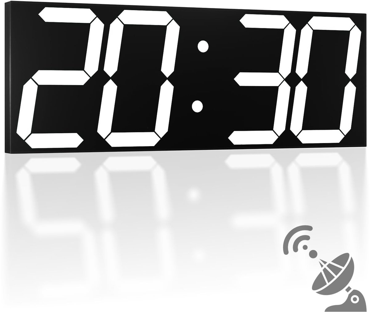 SolidKeus - Automatische Digitale Wandklok met Groot LED Display