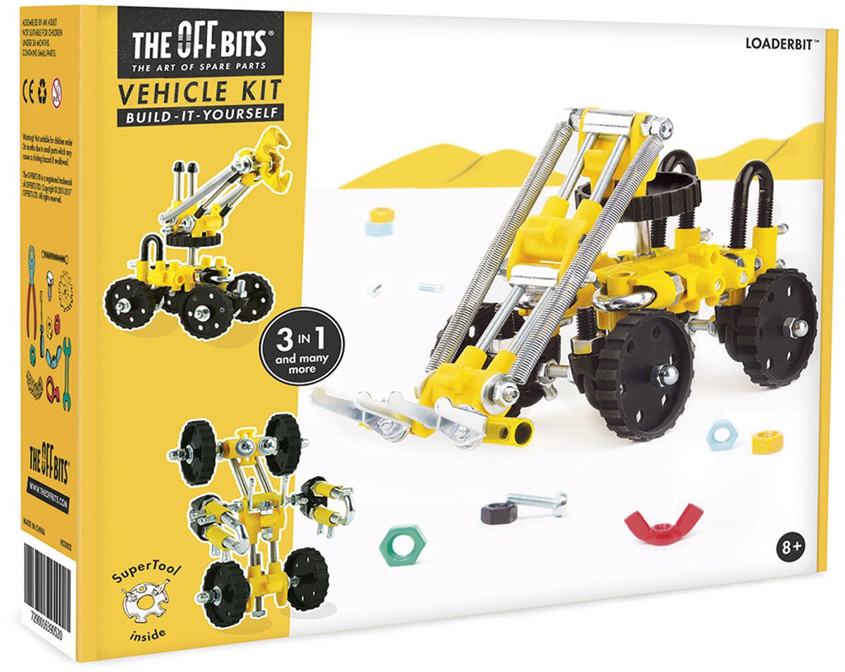The Offbits Bouwpakket Transporter Kit 3-in-1 Geel
