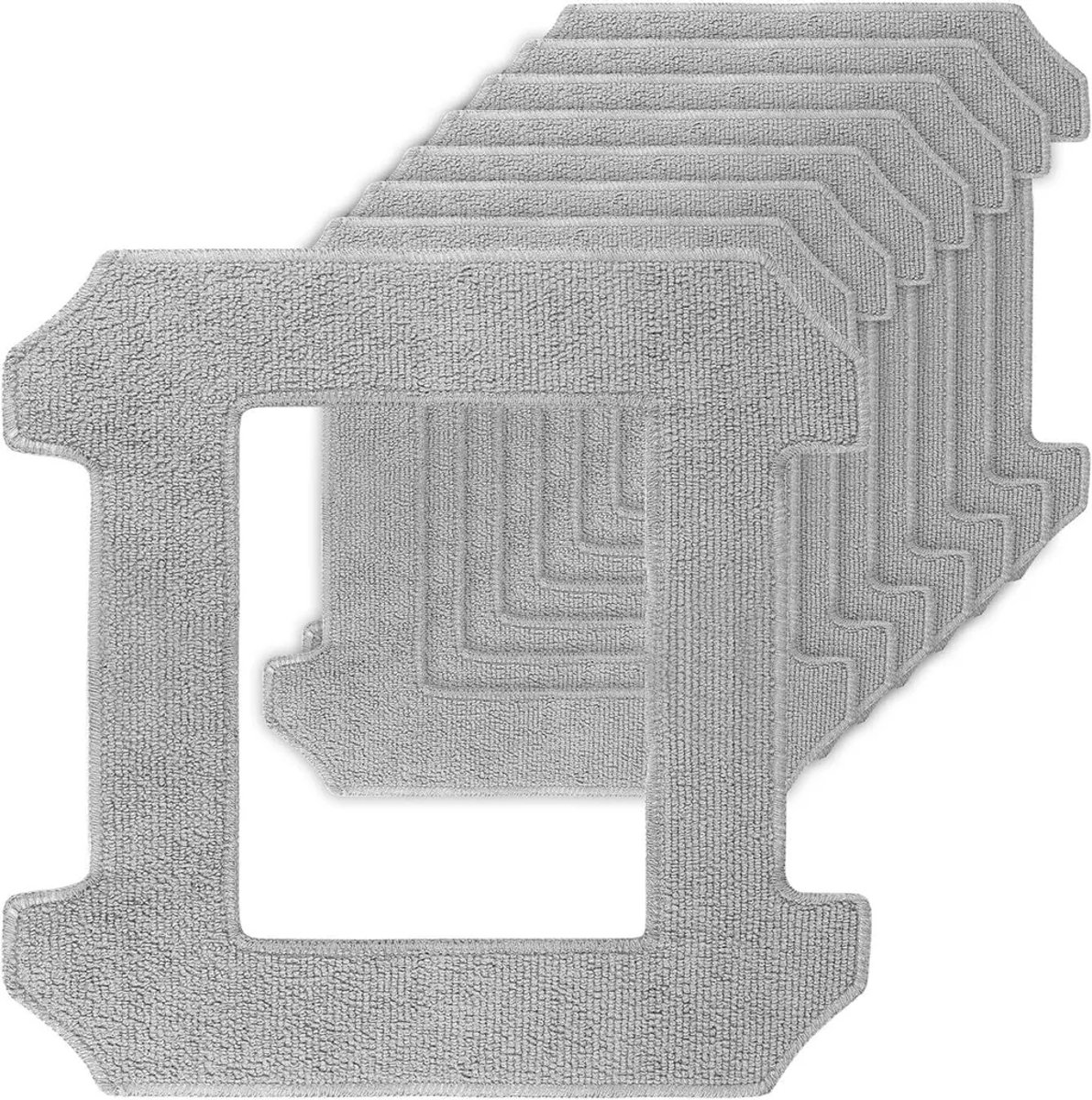 10 reinigingsdoeken, wasbare microvezel reinigingspads, reserveonderdelen en accessoires Geschikt voor de ECOVACS Winbot W2 PRO Omni / W2 PRO / W2 / W1 PRO / W1 raamreinigingsrobots.