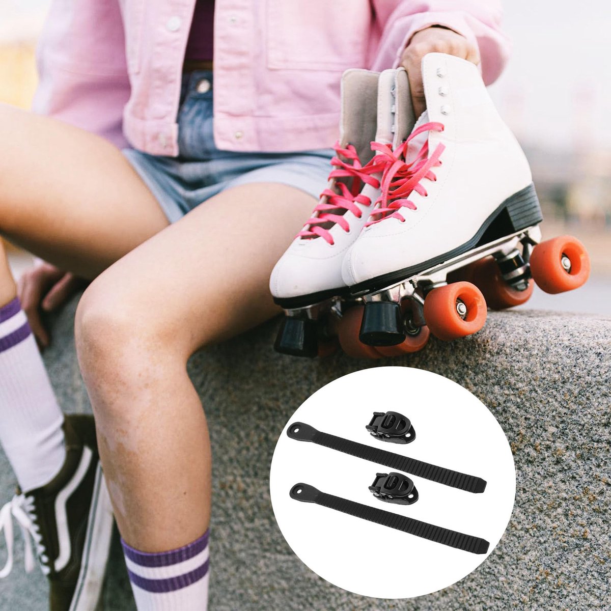 SolidKeus - Set van 2 Universele Roller Skate Vervangbanden
