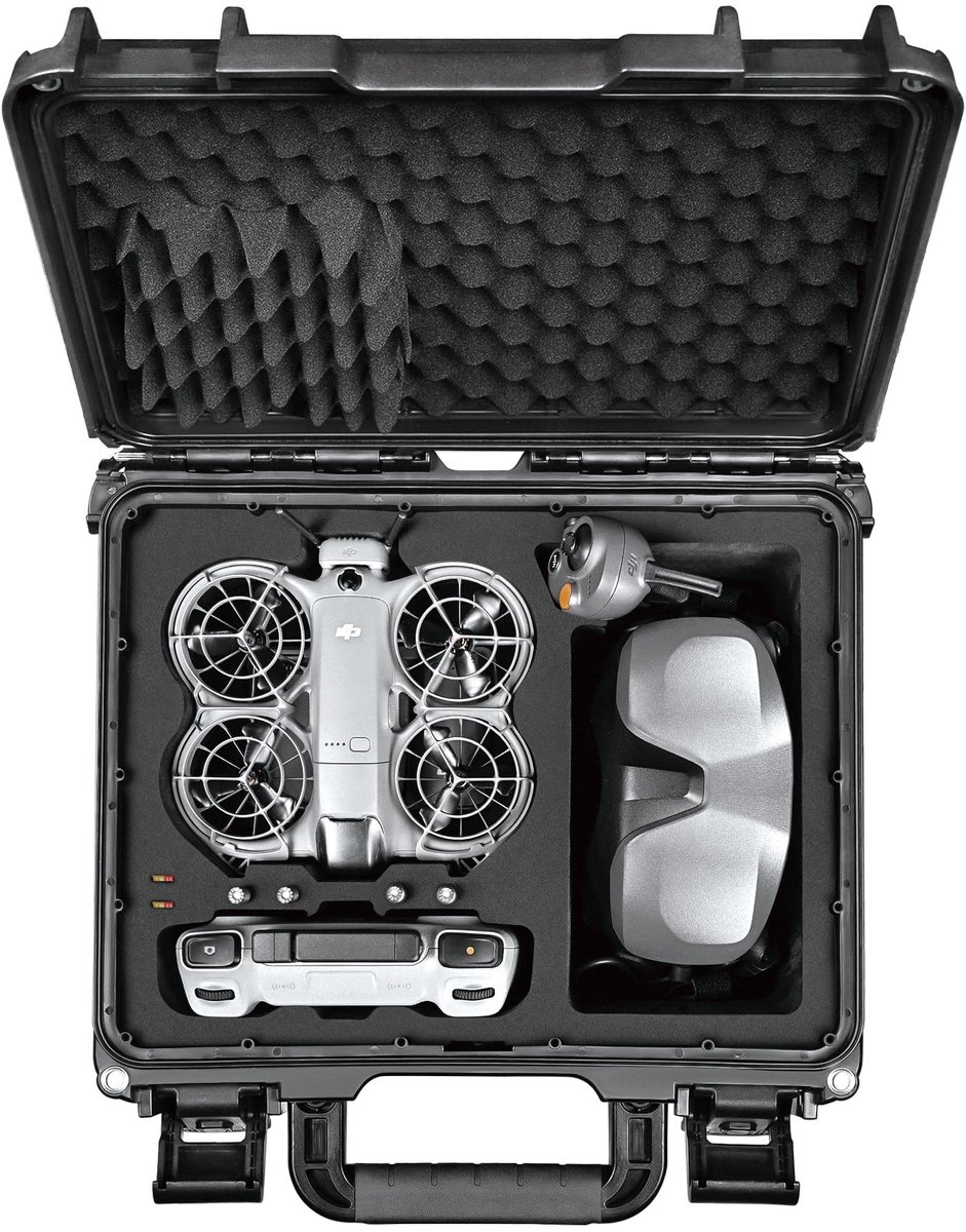 SolidKeus - Waterdichte Harde Draagtas voor DJI Neo 2 met EVA Schuim