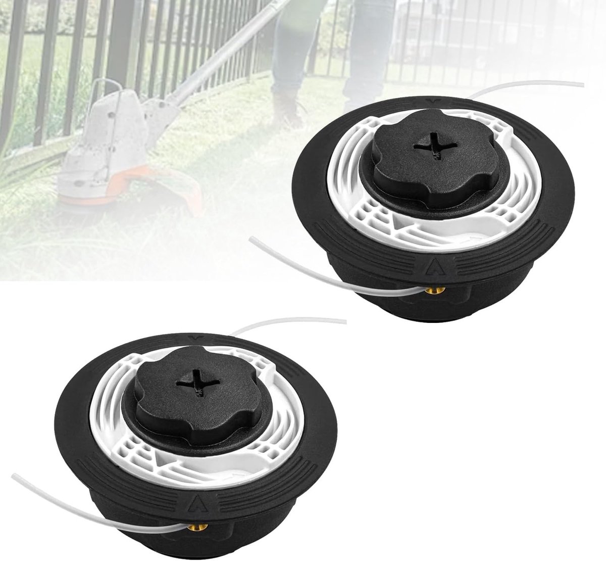 SolidKeus - 2 Stuks Vervangende Trimmerkop voor Diverse Trimmers