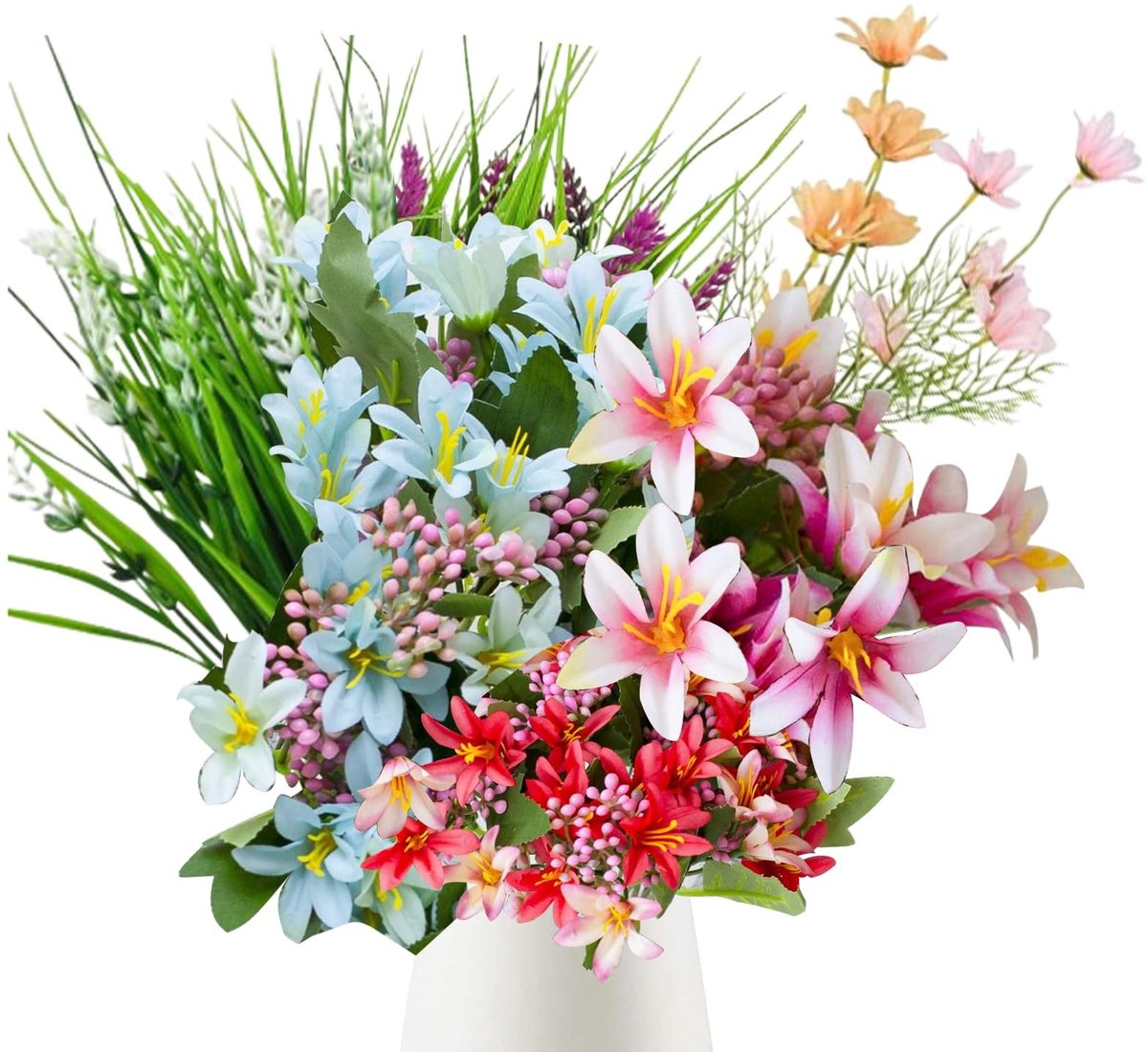 SolidKeus - 7 Stuks Realistische Kunstbloemen voor Decoratie