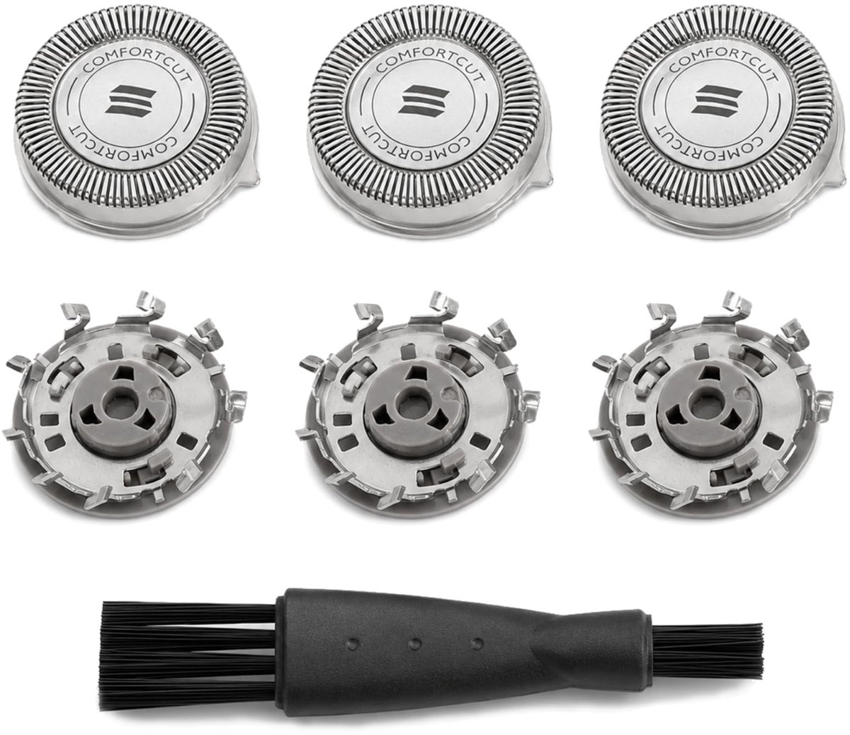 SolidKeus - Set van 3 Vervangende Scheerkoppen voor Elektrisch Scheerapparaat