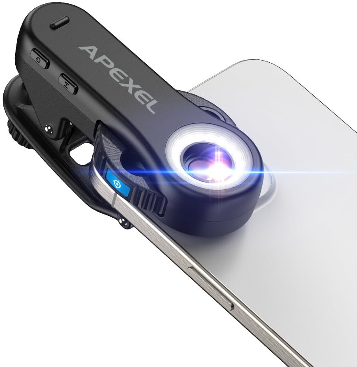 SolidKeus - 3-in-1 Microscooplens voor Smartphone met Verlichting