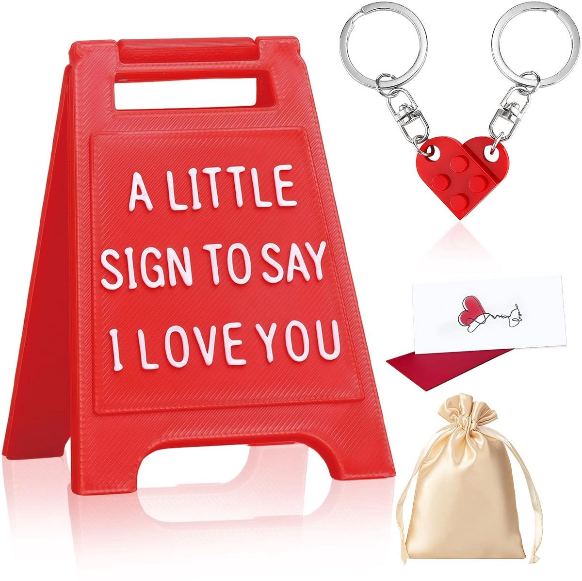 SolidKeus - Set van 4 Romantische Valentijnsdag Geschenken