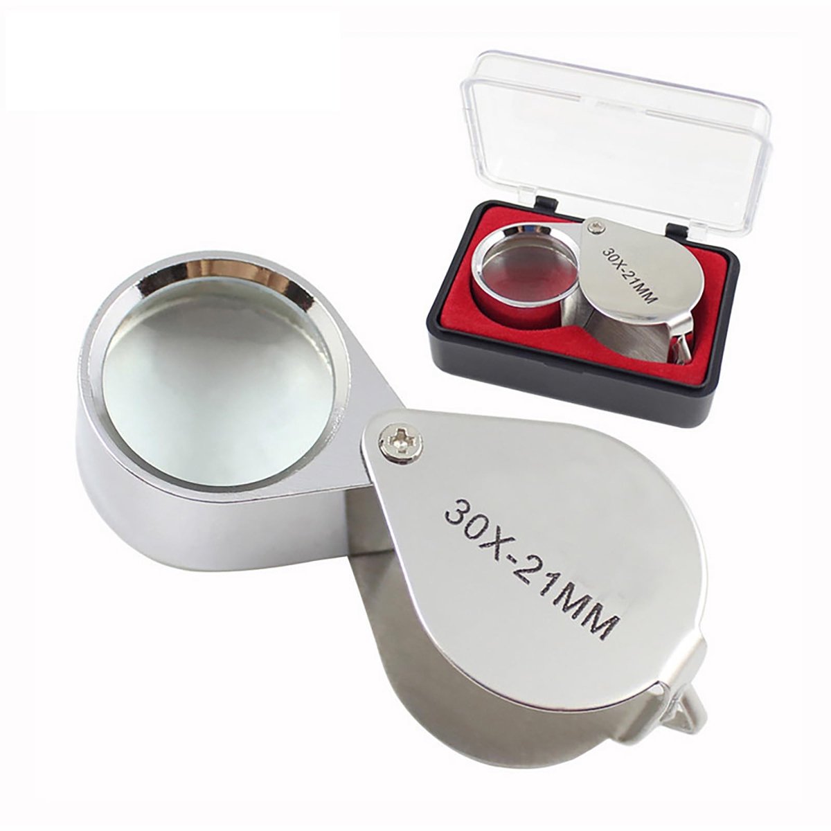 SolidKeus - Opvouwbare Vergrootglas met 30x Vergroting