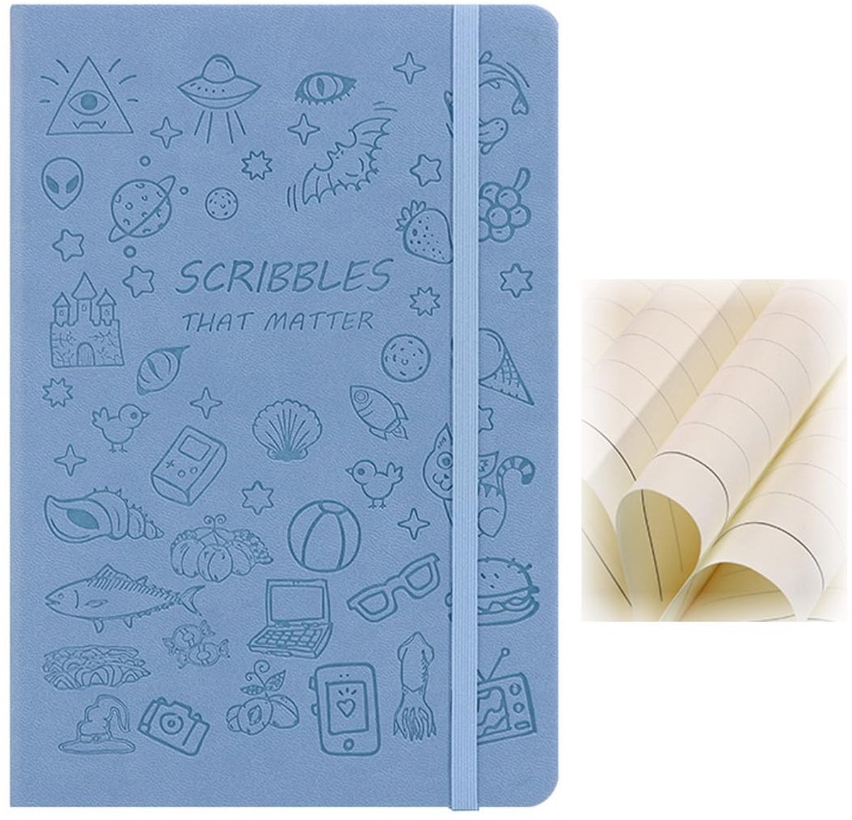 SolidKeus - DIY Receptenboek A5 met 100 Blanco Pagina's