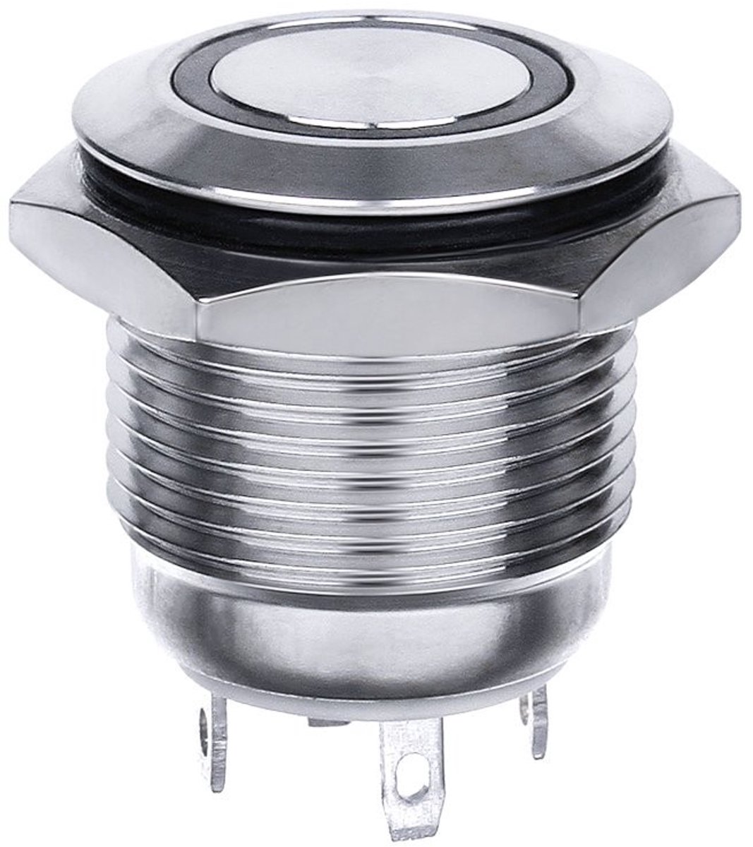SolidKeus - Set van 5 Mini Pushbutton Switches met Indicatorlicht