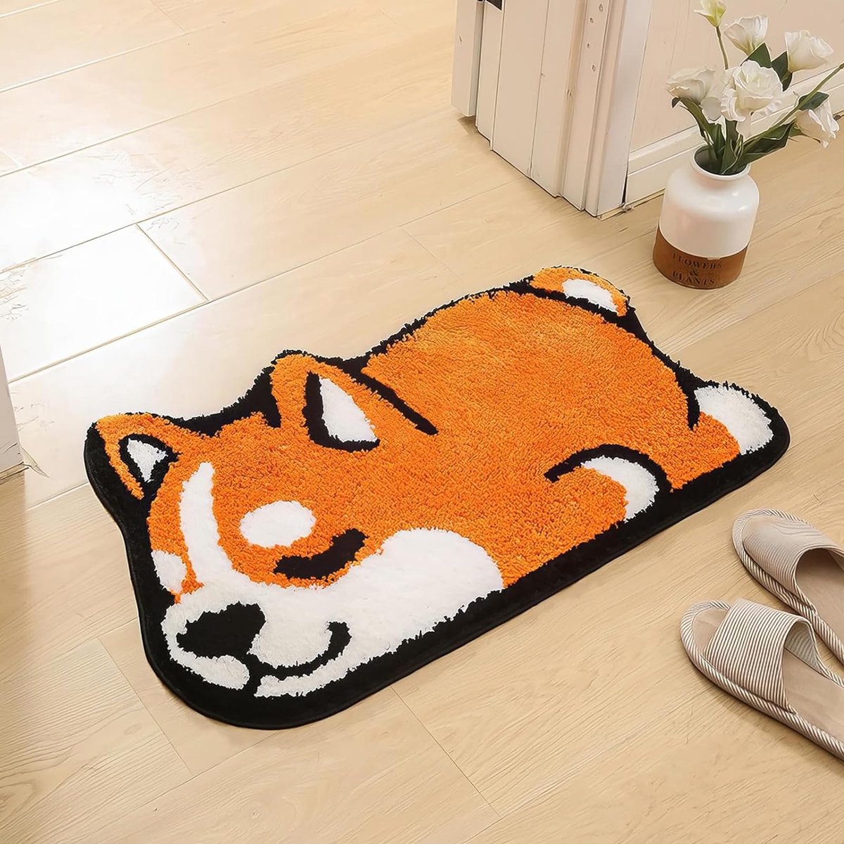 SolidKeus - Schattige Cartoon Corgi Badmat 50x80cm