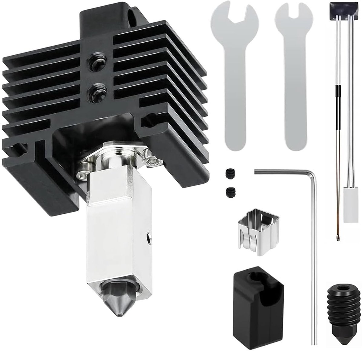 SolidKeus - 0.3 mm Hotend Kit voor 3D Printer, Upgrade